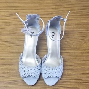 Fioni Light Blue Heels